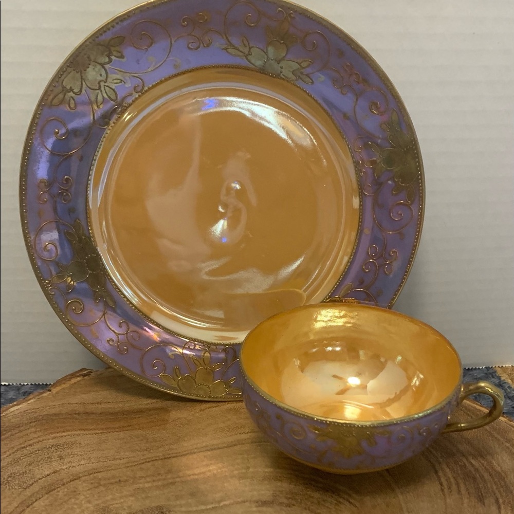 💰Japanese Elite Lusterware cup & saucer